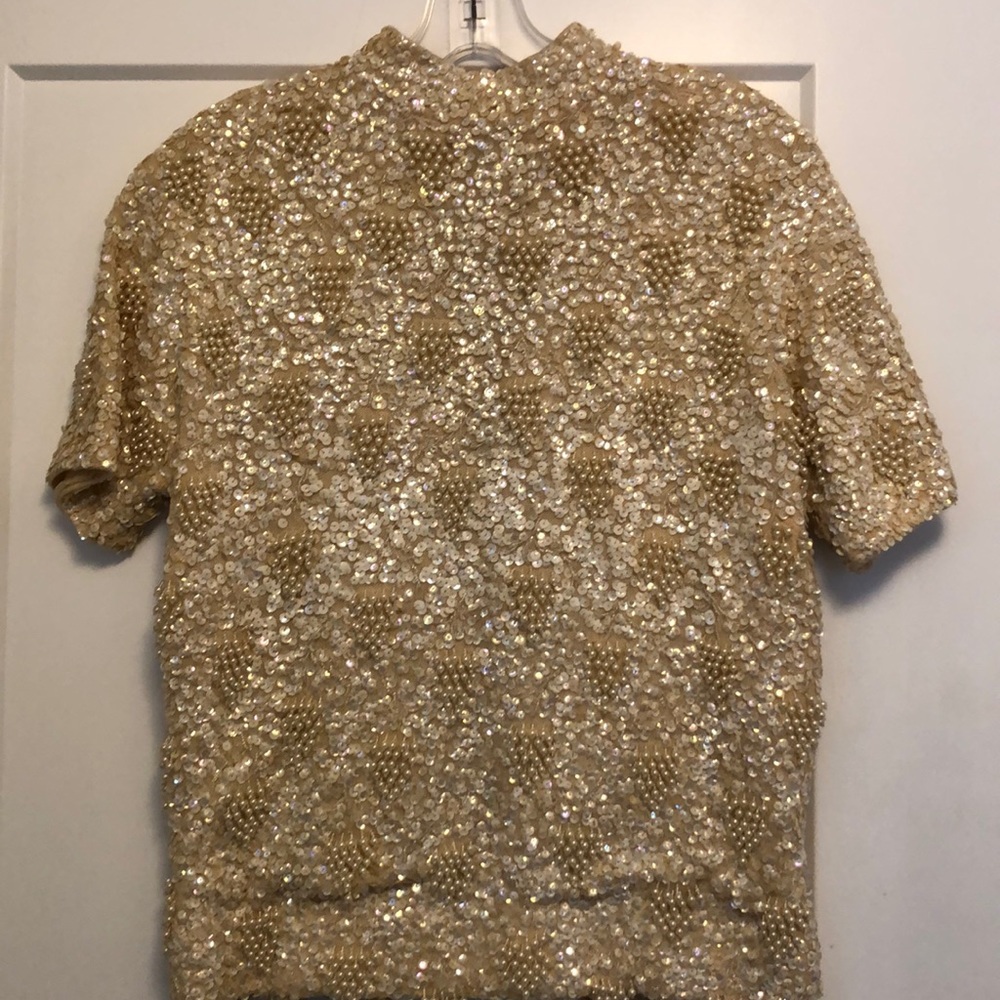Saks Fifth Avenue exquisite beaded sweater. Small